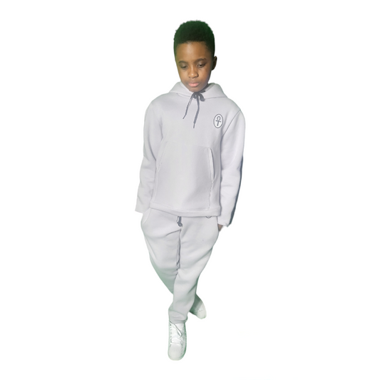 Grey tracksuit with Ankh symbol